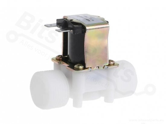 Water valve with 3/4 inch screw connection 12VDC